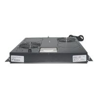 Intellinet Kühleinheit mit 2 Lüftern für 19" Schränke, Zur Deckenmontage, mit Thermostat, schwarz - Rack-Lüftereinsatz - mit 2 Ventilatoren - Wechselstrom 220/240 V - Schwarz, RAL 9005 - 1U - 48.3 cm (19")