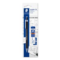 STAEDTLER 7785ABK25D, HB, Schwarz, Silber, Hexagonal, Hobby, Büro, Schule, Sichtverpackung, 1 Stück(e)