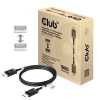 Club 3D DisplayPort 2.1 Bi-Direktionales VESA DP80 zertifiziertes Kabel 4K120Hz, 8K60Hz oder 10K30Hz St/St 1.2m