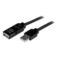 StarTech.com 20m aktives USB 2.0 Verlängerungskabel - Stecker/Buchse - USB 2.0 High Speed Kabel Verlängerung - USB-Verlängerungskabel - USB (M)