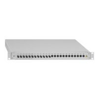 Rutenbeck Glasfaserkabelkiste - Rack montierbar - ST MM X 12 - Hellgrau, RAL 7035 - 1U - 48.3 cm (19")