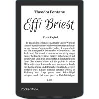 Pocketbook Verse, 15,2 cm (6"), E Ink Carta, 758 x 1024 Pixel, ACSM, AZW, AZW3, CBR, CBZ, CHM, DOC, DOCX, DjVu, EPUB, EPUB DRM, FB2, FB2.ZIP, HTM, HTML, MOBI,..., BMP, JPEG, PNG, TIFF, 8 GB