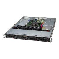 Supermicro UP SuperServer 511E-WR-G1 - Server - Rack-Montage - 1U - 1-Weg - 1 x Xeon Silver 4510 / 2.4 GHz - RAM 64 GB - SATA/SAS - Hot-Swap 8.9 cm (3.5")
