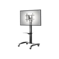 Peerless SmartMount Universal Flat Panel TV Cart SR560G - Wagen - für Flachbildschirm - kaltgewalzter Stahl, Tinted Glass - Schwarz - Bildschirmgröße: 81.3-152.4 cm (32"-75")