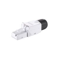 Equip Cat.6A Werkzeuglose RJ45-Stecker, 5 Stück/Set, RJ-45, Schwarz, Weiß, Männlich, Gerade, Polycarbonat (PC), Cat6a
