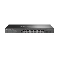 TP-LINK Omada SG3428X, Managed, L2+/L3, Gigabit Ethernet (10/100/1000), Rack-Einbau, 1U