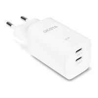 Dicota Netzteil - GaN - 65 watt - 3.25 A - PD 3.0 - 2 Ausgabeanschlussstellen (USB-C)
