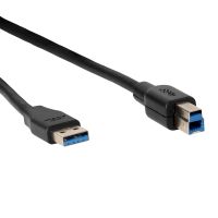 Vaddio 20m USB 3.0 A to USB B Cable - Active USB Cable - Black - USB-Kabel - USB Typ A (M)