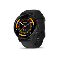 Garmin Venu 3 - 45 mm - schwarzes faserverstärktes Polymer - intelligente Uhr mit Band - Silikon - Handgelenkgröße: 135-200 mm - Anzeige 3.54 cm (1.4")