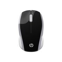 HP 200 - Maus - rechts- und linkshändig - optisch - kabellos - 2.4 GHz - kabelloser Empfänger (USB)