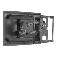 Chief Thinstall 18" Dual Arm Extension TV Wall Mount - For Displays 32-65" - Black - Befestigungskit (Wandmontage)