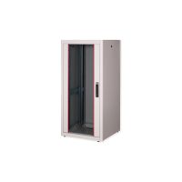 ROLINE Basic - Schrank Netzwerkschrank - Glas-Tür, 600x600 BxT - RAL 7035, Hellgrau - 26U - 48.3 cm (19")