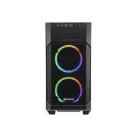 Sharkoon V1000 RGB - microATX - Seitenteil mit Fenster (gehärtetes Glas)