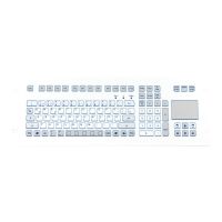 GETT TKS-105c-TOUCH-FP-4HE - Tastatur - mit Touchpad