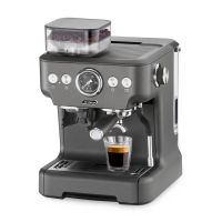 Trisa Barista Plus, Espressomaschine, 2,7 l, Kaffeebohnen, Eingebautes Mahlwerk, 2300 W, Anthrazit, Silber