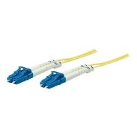 Intellinet Fiber Optic Patch Cable, OS2, LC/LC, 1m, Yellow, Duplex, Single-Mode, 9/125 µm, LSZH, Fibre, Lifetime Warranty, Polybag - Patch-Kabel - LC Single-Modus (M)