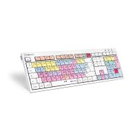 Logickeyboard LKB-PT-CWMU-FR, Volle Größe (100%), Kabelgebunden, USB, Mechanischer Switch, AZERTY, Mehrfarbig