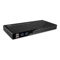 Lindy KVM-/Audio-/USB-Switch - HDMI 4K60, USB 3.0