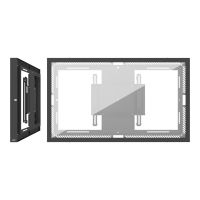 SMS Casing Wall - Gehäuse - für LCD-Display - verriegelbar - glasgefülltes Polycarbonat - Schwarz, RAL 9005 - Bildschirmgröße: 81.3 cm (32")