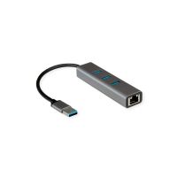 ROTRONIC-SECOMP ROLINE - Hub - 1 x Gigabit Ethernet + 3 x USB 3.2 Gen 1