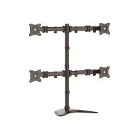 StarTech.com Vierfach-Monitorhalter - Schwenkbar - Verstellbarer 4 Monitorständer - Für VESA Monitore bis zu 27 Zoll (8 Kg)