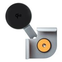 4smarts 541114, Wireless charger, Aktive Halterung, Auto/Innenbereich, Schwarz, Grau