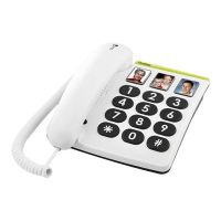 Doro PhoneEasy 331ph - Telefon mit Schnur - Grau