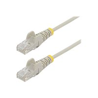 StarTech.com 3 m Cat6-Kabel - Schlankes Cat6-Patchkabel - Grau - Snagless RJ45-Anschlusse - Gigabit-Ethernet-Kabel - 28 AWG - Patch-Kabel - RJ-45 (M)