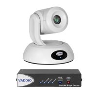 Vaddio RoboSHOT 12E HDBT OneLINK Bridge Express System, Persönliches Videokonferenzsystem, CMOS, Full HD, 60 fps, 12x, Schwarz, Weiß