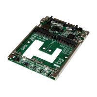 StarTech.com Dual mSATA SSD auf 2,5 SATA Raid Adapter / Konverter - 2-fach mSATA zu 2,5 Zoll (6,4cm)