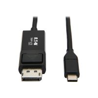 Eaton Tripp Lite Series USB C to DisplayPort Adapter Cable USB 3.1 Locking 4K USB-C 6ft - DisplayPort-Kabel - 24 pin USB-C (M)