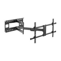 Equip Befestigungskit (Wandmontagehalterung, Schrauben) - Voll beweglich - für LCD-Display / Curved LCD-Display - long arm - stainless steel - Schwarz - Bildschirmgröße: 109.2-190.5 cm (43"-75")