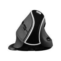 SANDBERG Pro - Vertikale Maus - ergonomisch - optisch - 6 Tasten - kabellos - 2.4 GHz - kabelloser Empfänger (USB)