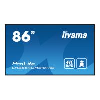 Iiyama LH8654UHS-B1AG - 217.4 cm (86") Diagonalklasse LH54 Series LCD-Display mit LED-Hintergrundbeleuchtung - interaktive Digital Signage - mit Integrierter SoC-Mediaplayer - 4K UHD (2160p)