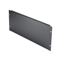 StarTech.com 4U Blank Panel for 19 inch Rack, Rack Mount Blanking Panel for Server/Network Racks & Cabinets, 4RU Rackmount Filler Panel/Spacer/Plates, Solid Panel, Cold-Rolled Steel, Black - 4U Blanking Panel (RKPNL4U)