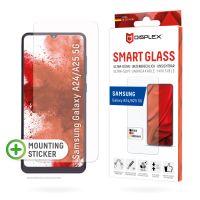 E.V.I. Displex Smart Glass (9H) für Samsung Galaxy A24/A25 5G, Montagesticker, unzerbrechlich, Samsung, Galaxy A24, Trockene Anwendung, Staubresistent, Schlagfest, Kratzresistent, Transparent, 1 Stück(e)