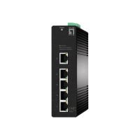 LevelOne Hilbert IGS-2105 - Switch - industriell, leicht - managed - 4 x 10/100/1000 + 1 x 10/100/1000 (Uplink)
