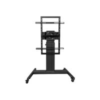 Hagor Mobile Lift Pro Flip LP - Wagen (elektrische Hebevorrichtung, drehbare Halterung, 500 mm Fahrweg) - für Flachbildschirm - Aluminium - Schwarz - Bildschirmgröße: 107-218 cm (42"-86")