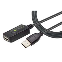 Techly IUSB-REP20TY, 5 m, USB A, USB A, USB 2.0, 0,48 Gbit/s, Schwarz
