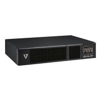 V7 UPS2URM1500DC-NC - USV (in Rack montierbar/extern) - Wechselstrom 200/208/220/230/240 V - 1500 Watt - 1500 VA - 1-phasig - 9 Ah - Ethernet 10/100, RS-232, USB - Ausgangsanschlüsse: 8 - 2U - 48.3 cm (19")