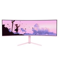 Arozzi Nova 49” Curved, 124,5 cm (49"), 5120 x 1440 Pixel, Dual QHD, LED, 4 ms, Pink