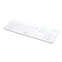 GETT CleanKeys CK4W - Tastatur - mit Touchpad - kabellos
