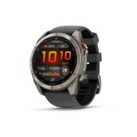 Garmin Fenix 8 Pro - 51 mm - Titan - Sportuhr mit Riemen - Silikon - graphite/black - Handgelenkgröße: 127-210 mm - Anzeige 3.556 cm (1.4")