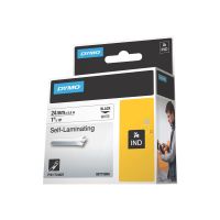 Dymo RhinoPRO Self Laminating - Vinyl - Schwarz auf Weiß - Rolle (2,4 cm x 5,5 m)