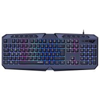 SPEEDLINK LUDICIUM, Volle Größe (100%), Kabelgebunden, USB, QWERTZ, RGB-LED, Schwarz
