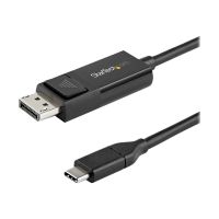 StarTech.com 6ft (2m) USB C to DisplayPort 1.2 Cable 4K 60Hz, Bidirectional DP to USB-C or USB-C to DP Reversible Video Adapter Cable, HBR2/HDR, USB Type C / Thunderbolt 3 Monitor Cable - 4K USB-C to DP Cable (CDP2DP2MBD)