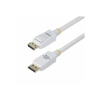 StarTech.com 6ft White VESA Certified DisplayPort 1.2 Cable with Latches - DisplayPort-Kabel - DisplayPort (M)