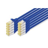DIGITUS CAT 6A S/FTP Patchkabel, 10 Stück