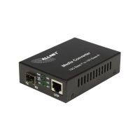 ALLNET ALL-MC109-SFP+, 10000 Mbit/s, 10Base-T, 100Base-TX, 1000Base-T, Gigabit Ethernet, 10GBASE-T, 10GBASE-R, 1000BASE-X, Voll