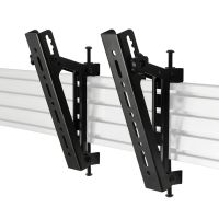 B-TECH BT8390-VESA200T, Flachbildschirm-Montagearm, Schwarz, 70 kg, Schiene, 200 x 200,600 x 200 mm, 119,4 cm (47")